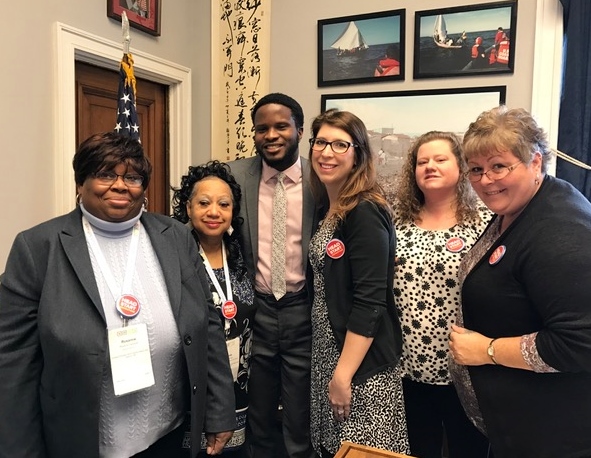 MHSA directors, staff and parents visit Congressional offices in Washington, D.C. to advocate for Head Start in Michigan.